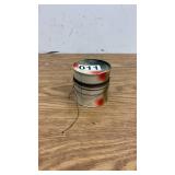 Tin Can with Multicolor Spray Paint and Wrapped Wire