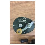 Collection of 6 Fishing Reels including Penn, Shakespeare, and Abu Garcia