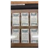 Framed 1910 W.D. & H.O. Wills Fish and Bait Cigarette Cards Set of 10