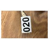 Pair of Brass Animal Figurines Giraffe and Elephant India