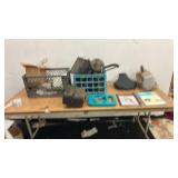 Vintage Motorcycle and Vespa Parts Lot with Manuals and Accessories