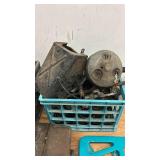 Vintage Motorcycle and Vespa Parts Lot with Manuals and Accessories