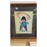 Collection of Framed De Grazia Prints and Artwork
