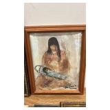 Collection of Framed De Grazia Prints and Artwork