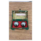 Shouxing Chinese Iron Baoding Balls in Decorative Box