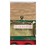 Shouxing Chinese Iron Baoding Balls in Decorative Box