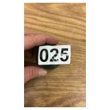 Vintage Green Rubber Handball