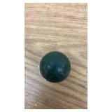 Vintage Green Rubber Handball