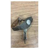 Vintage Western Spurs with Leather Straps and Lone Star Cap Gun