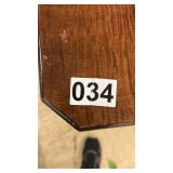 Wooden Accent Side Table with Turned Legs