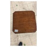 Wooden Accent Side Table with Turned Legs