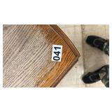 Set of 3 Vintage Wood Drop Leaf Side Tables with Queen Anne Legs