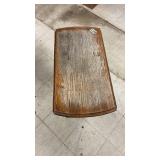 Set of 3 Vintage Wood Drop Leaf Side Tables with Queen Anne Legs