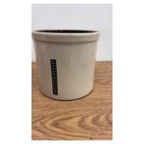 2 Gallon Stoneware Crock with Brown Interior, USA Marked