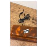 Pair of Used Amber Vehicle Light Bars with Cables