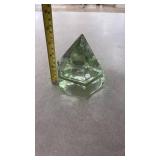 Decorative Glass Pyramid Paperweight