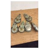 Set of 5 Heavy Duty Swivel Industrial Caster Wheels