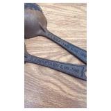 Set of 2 F.K. Ornstein & Co. Inc. Vintage Cast Iron Ladles
