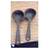 Set of 2 F.K. Ornstein & Co. Inc. Vintage Cast Iron Ladles