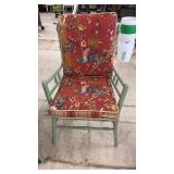 Vintage Wicker Furniture Set with Floral Cushions Sofa Table Chairs and Rockers