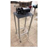 Industrial Electric Motor Assembly on Rolling Stand