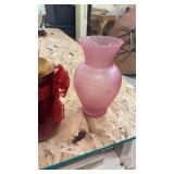 Collection of Assorted Shot Glasses, Vases, and Daltile Glass Mosaic Tile