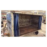 Used Airline Cargo Container with Team USA Graphics and Rolling Base