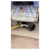 Used Airline Cargo Container with Team USA Graphics and Rolling Base