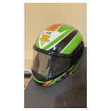 Lot of 2 Full-Face Motorcycle Helmets with Graphics