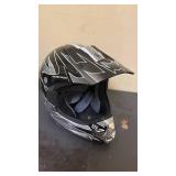 Lot of 2 Full-Face Motorcycle Helmets with Graphics