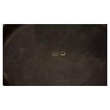 Antique Silver Inkstand with Cut Glass Inkwells