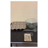 Crown Point 26 Piece Glass Punch Bowl Set with Cups and Hooks