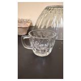 Crown Point 26 Piece Glass Punch Bowl Set with Cups and Hooks