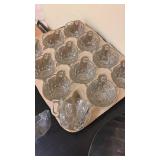 Crown Point 26 Piece Glass Punch Bowl Set with Cups and Hooks