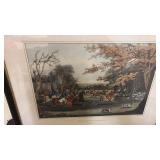Framed Royal Hunt in Windsor Park Artwork Print