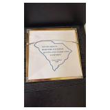 1989 South Carolina Migratory Waterfowl Stamp Print with Framed Stamp