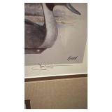 1991 South Carolina Migratory Waterfowl Stamp Print Framed Signed 1388/4000