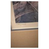 1990 South Carolina Tenth Anniversary Waterfowl Stamp Print by J.S. Wilson, Framed