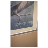 1990 South Carolina Tenth Anniversary Waterfowl Stamp Print by J.S. Wilson, Framed