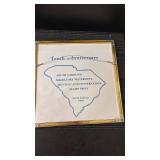 1990 South Carolina Tenth Anniversary Waterfowl Stamp Print by J.S. Wilson, Framed