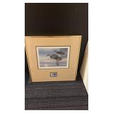 1987 South Carolina Migratory Waterfowl Stamp Print Framed Artwork