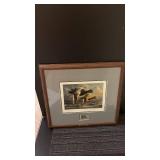 Framed 1999-2000 Jim Hautman Federal Duck Stamp Print Collector