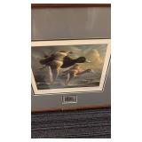 Framed 1999-2000 Jim Hautman Federal Duck Stamp Print Collector