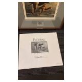 Framed 1999-2000 Jim Hautman Federal Duck Stamp Print Collector