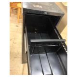 4 drawer black filing cabinet