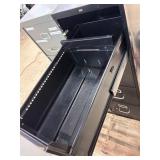 Black 4-drawer vertical filing cabinet