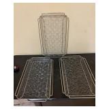 set of 3 wired baking sheets