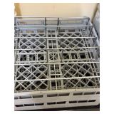 set of dishwasher racks and silverware holders