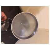 2 large commercial strainers
