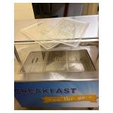 Commercial Breakfast Food Cart / Display Case